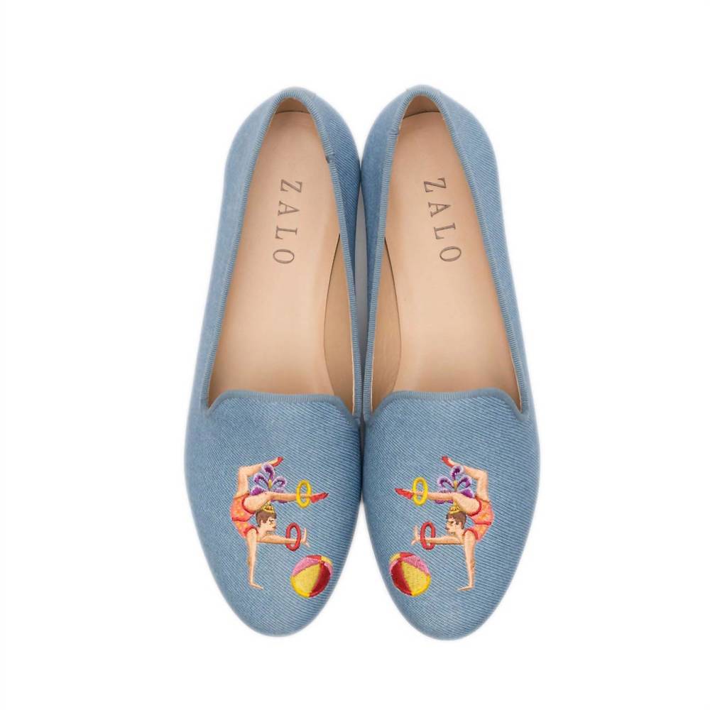 NEW HOUSE OF ZALO acrobat slipper in denim